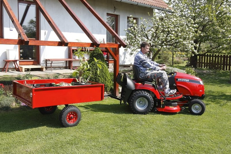 Vozík VARES PROFI TR 350-7 s univerzálním připojením za zahradní traktor
