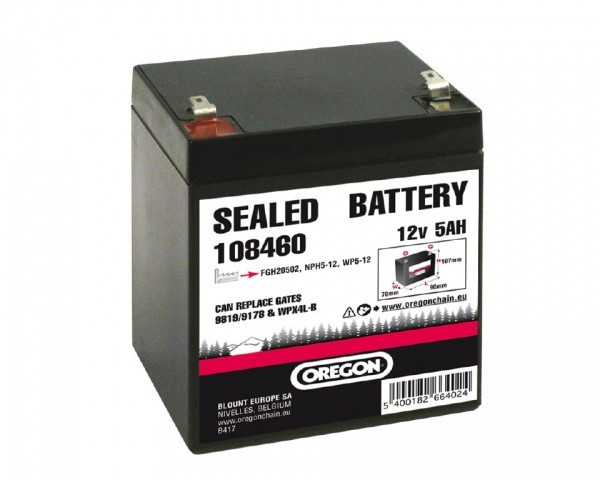 Baterie Oregon 108460 12V, 5AH