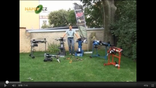 Video představující štípače na dřevo