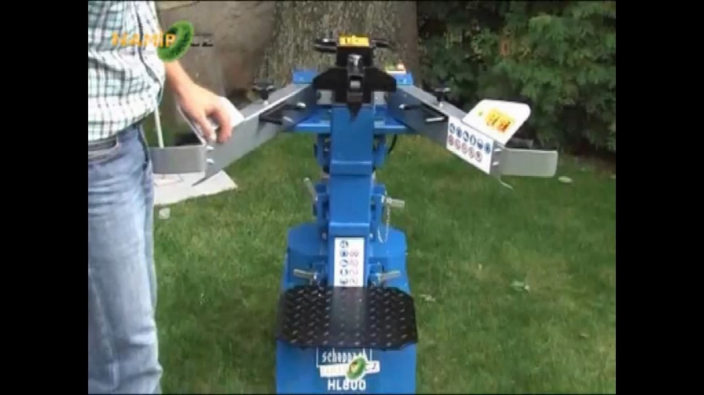 Video se štípačem dřeva HL 800 Scheppach