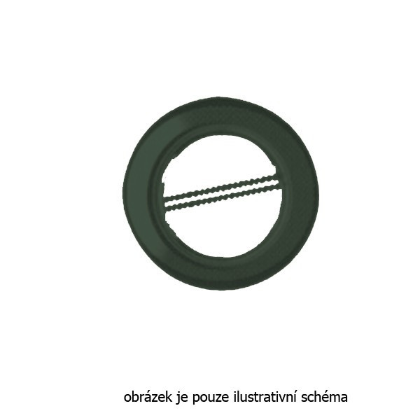 Růžice 150mm/0,6mm Muldenthaler-zelená