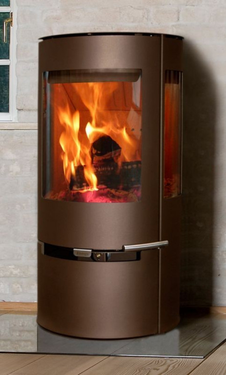Aduro 9 krbová kamna-hnědá metalíza