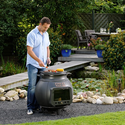 TROLL venkovní krb LEDA