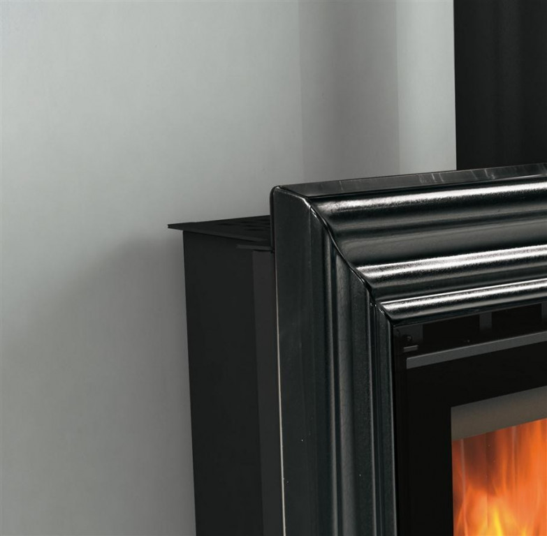 STŘÍBRNÁ PERLEŤ rámeček ke kamnům NORDICA PLASMA