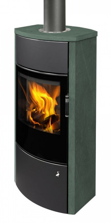 ECUADOR SE krbová kamna STORCH - serpentin kartáčovaný