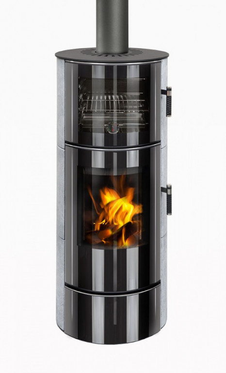 ASKJA BF EX krbová kamna s troubou STORCH - celoplech