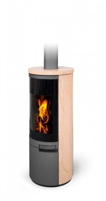 VULSINI nízká krbová kamna STORCH - wenge kartáčovaný
