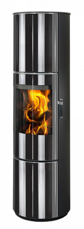 VULSINI H EX vysoká krbová kamna STORCH - wenge kartáčovaný