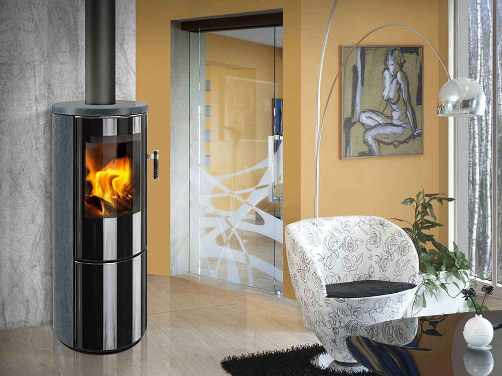 VULSINI EX nízká krbová kamna STORCH - wenge