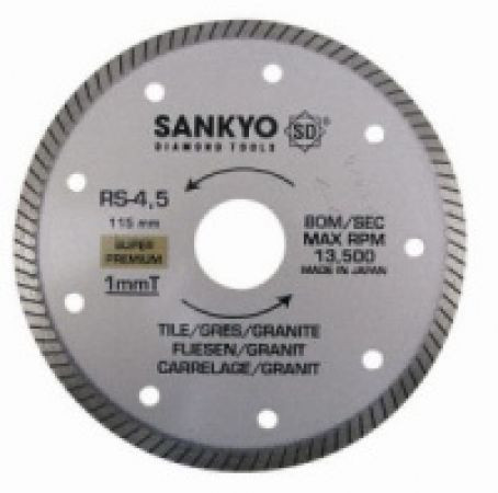 Diamantový kotouč Sankyo RS-5, žula,keramické dlaždice.