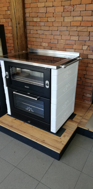 Rizzoli ML 80 - Sporák na dřevo reálná fotografie 