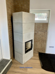 Akumulační krbová kamna Nordpeis Salzburg MII+1 zadní vývod spalin obr. 4