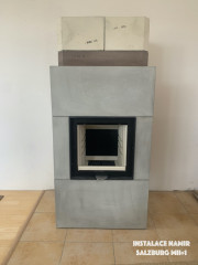 Akumulační krbová kamna Nordpeis Salzburg MII+1 průběh výstavby obr. 7