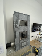 Akumulační krbová kamna NunnaUuni Hestia průběh instalace obr. 18