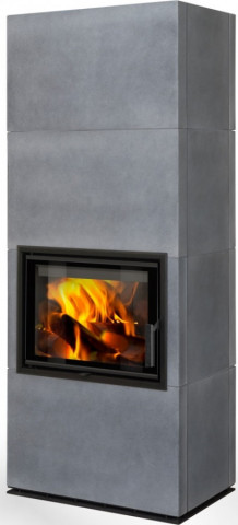 SOLID F keramika - kachlový akumulační krb
